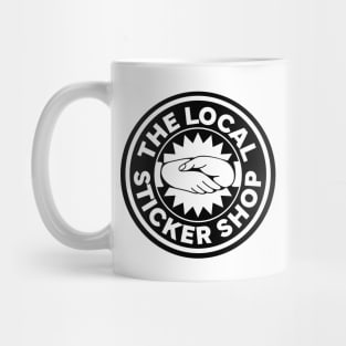 The Local Sticker Shop Black Logo Mug